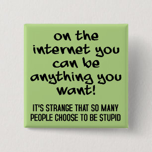 Kies voor een stoute funny Button badge Pin