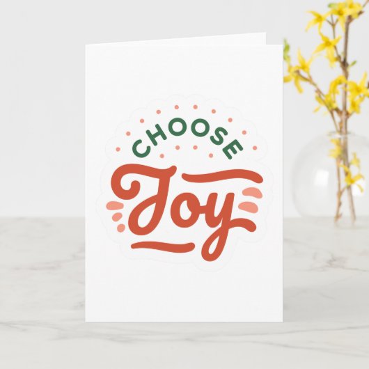 Kies voor feestelijke kerst kaart (Gele Bloem)