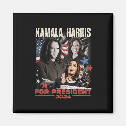 Kies voor Freedom Kamala Harris 1 Magneet (Voorkant)