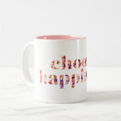 Kies voor geluk #9 tweekleurige koffiemok (Voorkant links)