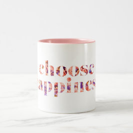 Kies voor geluk #9 tweekleurige koffiemok