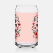 Kies voor geluk Dagelijkse Bloemenkrans Blikvorm Glas (Links)