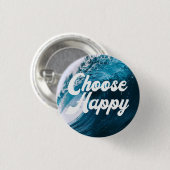 Kies voor Geluk Ronde Button 3,2 Cm (Voorkant /achterkant)