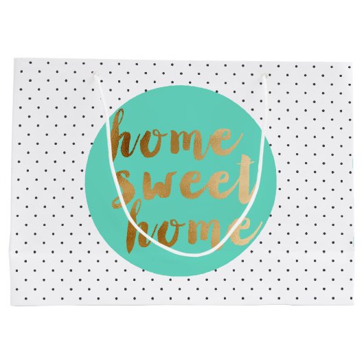 Kies voor gouden homepage Startpuntpatroon Groot Cadeauzakje (Achterkant)