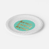 Kies voor gouden homepage Startpuntpatroon Papieren Bordje (Gekanteld)