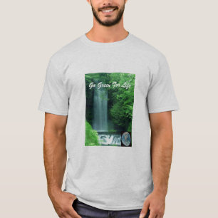 Kies voor groen voor het leven t-shirt