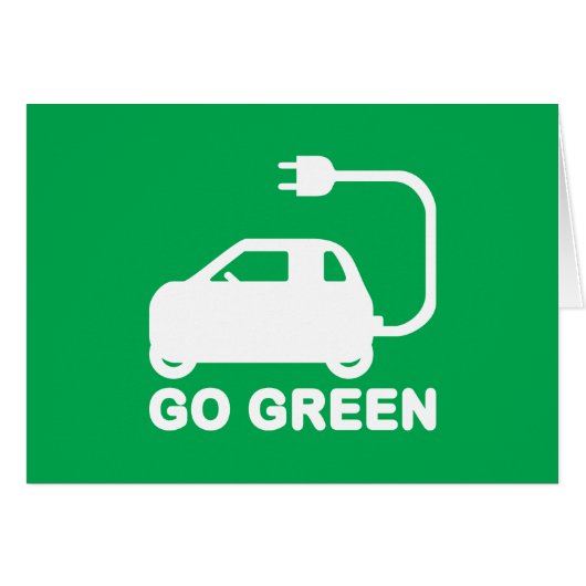 Kies voor groene ~ Drive Electric Cars (Voorkant Horizontaal)