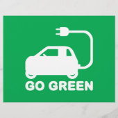 Kies voor groene ~ Drive Electric Cars Flyer (Achterkant)