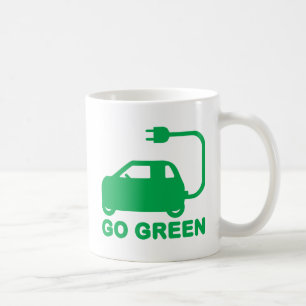 Kies voor groene ~ Drive Electric Cars Koffiemok