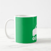 Kies voor groene ~ Drive Electric Cars Koffiemok (Links)