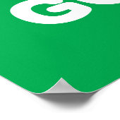 Kies voor groene ~ Drive Electric Cars Poster (Hoek)