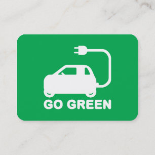 Kies voor groene ~ Drive Electric Cars Visitekaartje