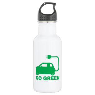 Kies voor groene ~ Drive Electric Cars Waterfles