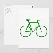 Kies voor groene fiets briefkaart (Voorkant / Achterkant)