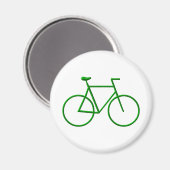 Kies voor groene fiets magneet (Voorkant / Achterkant)