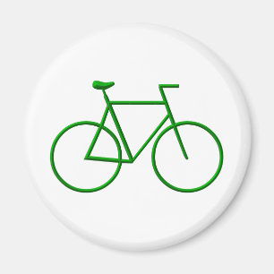Kies voor groene fiets magneet