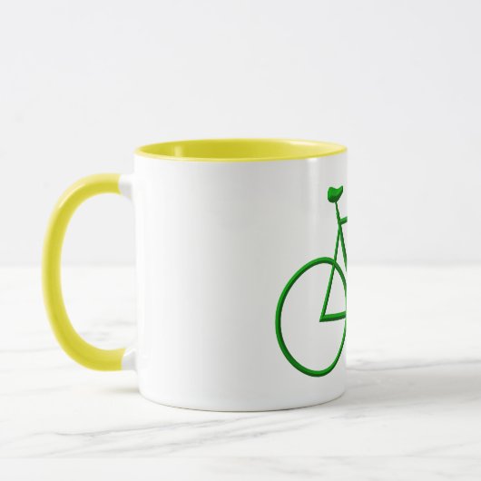 Kies voor groene fiets mok (Links)