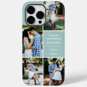 Kies voor Happiness Everyday Custom Photo Collage Case-Mate iPhone Case (Achterkant)