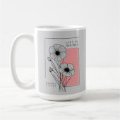 Kies voor Happy, Bloemenkunst Koffiemok (Links)