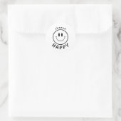 Kies voor Happy Design Sticker (Tas)