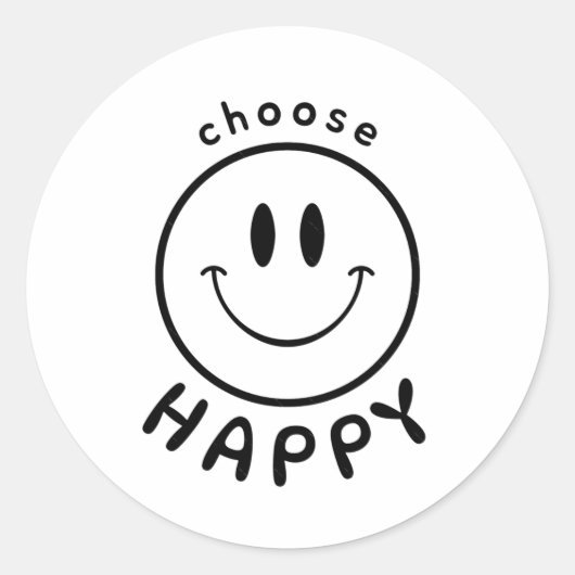 Kies voor Happy Design Sticker (Voorkant)