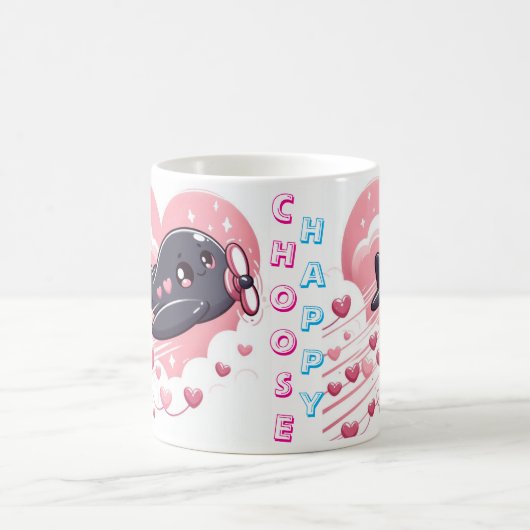 Kies voor Happy Schattige Design Coffee Mok (Center)