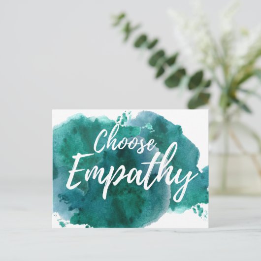 Kies voor het Briefkaart Empathieprotest (Staand voorkant)