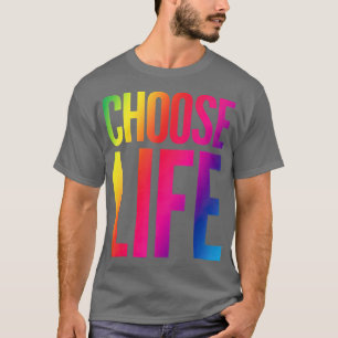 Kies voor het leven Retro 80s Funny T-shirt