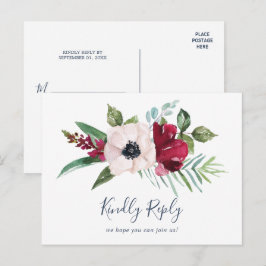 Kies voor het RSVP-Briefkaart in het menu Tropisch