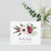 Kies voor het RSVP-Briefkaart in het menu Tropisch (Staand voorkant)