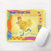 Kies voor je kuikenpluim muismat (Met muis)