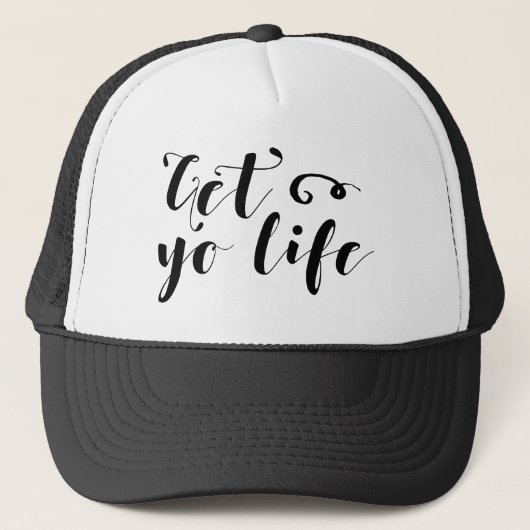Kies voor je levensstandaard trucker pet (Voorkant)