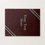 Kies voor Jouw tekst hard blauw, moeilijk vast Legpuzzel (Horizontaal)