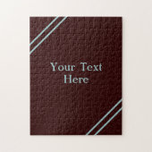 Kies voor Jouw tekst hard blauw, moeilijk vast Legpuzzel (Verticaal)