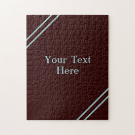 Kies voor Jouw tekst hard blauw, moeilijk vast Legpuzzel