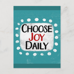 Kies voor Joy Daily Briefkaart