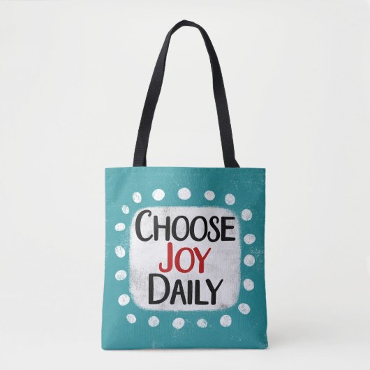 Kies voor Joy Daily Canvas tas (Voorkant)