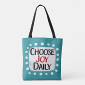 Kies voor Joy Daily Canvas tas (Achterkant)