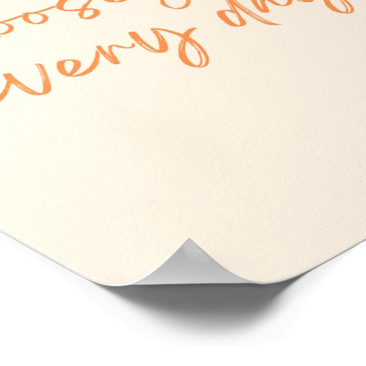Kies voor Joy, Everyday - Trendy Cursive Print (Hoek)