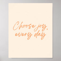 Kies voor Joy, Everyday - Trendy Cursive Print