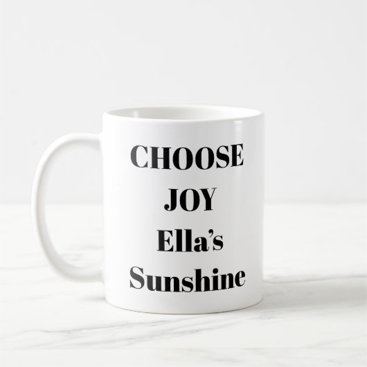 Kies voor Joy Inspirerend Mok (Links)