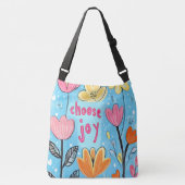 Kies voor Joy Kleurrijke Bloemenkunst Crossbody Tas (Voorkant)
