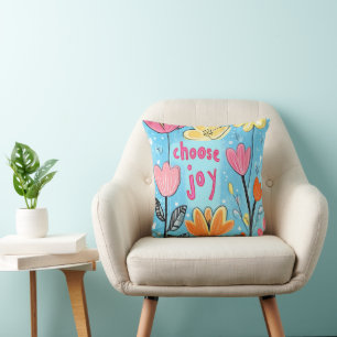 Kies voor Joy Kleurrijke Bloemenkunst Kussen