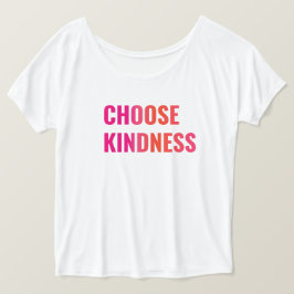 Kies voor Kindness Sunset Slouchy T-shirt