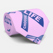 kies voor levensbewuste linten stropdas (Opgerold)