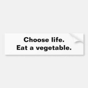 Kies voor levensbumpersticker bumpersticker