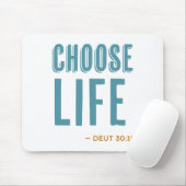 Kies voor Life Deuteronomie 30:19 Pro-Life Muismat (Met muis)