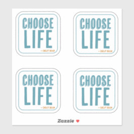 Kies voor Life Deuteronomie 30:19 Pro-Life Sticker
