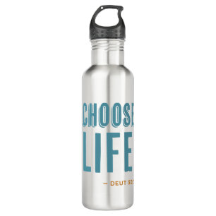 Kies voor Life Deuteronomie 30:19 Pro-Life Waterfles