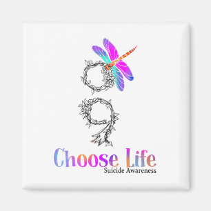 Kies voor Life Suicide Awareness Dragonfly Magneet